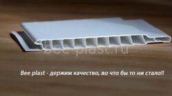 Вагонка пвх белая