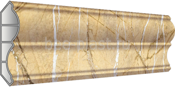 Плинтус потолочный барельефный